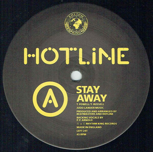 12” Hotline Stay Away LEFT24T Rhythm King /00250