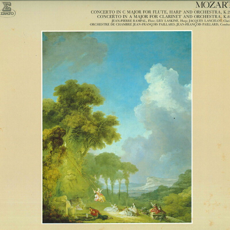 【中古】LP Jean-pierre Rampal, Lily Laskine, Jacques Lancelot, Orchestre De Chambre Jean-francois Paillard, Jean-francois Paillard Mozart
