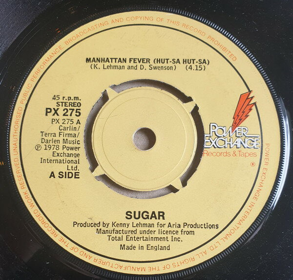 【中古】英7" Sugar Manhattan Fever (Hut-Sa Hut-Sa) PX275 PPOWER EXCHANGE RECORDS & TAPES /00080