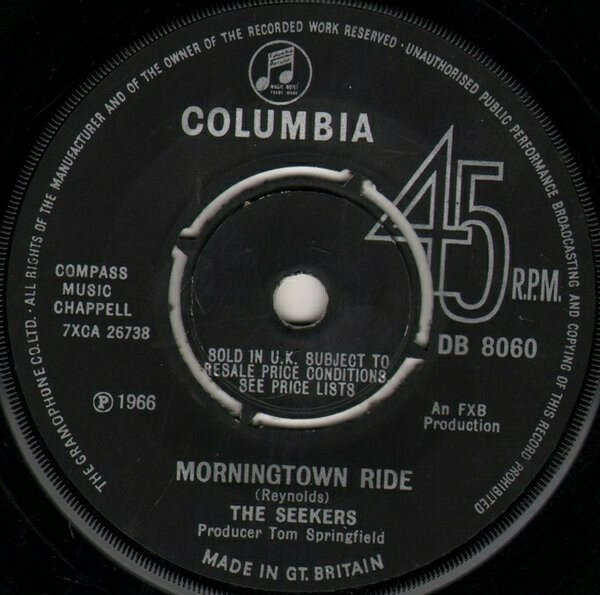 【中古】英7" The Seekers Morningtown Ride DB8060 Columbia /00080