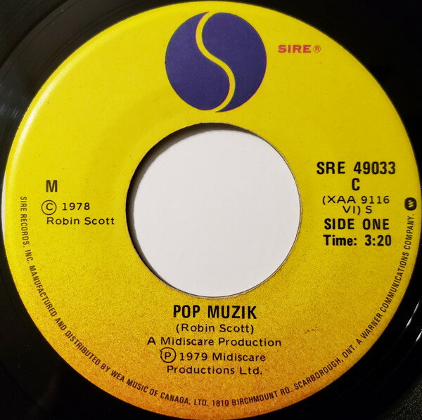 š۲7" M Pop Muzik SRE49033 Sire /00080