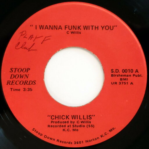 【中古】米7" Chick Willis I Wanna Funk With You / Stop Doggin Me SD0010 Stoop Down Records /00080 【中古】米7" Chick Willis I Wanna Funk With You / Stop Doggin Me SD0010 Stoop Down Records /00080