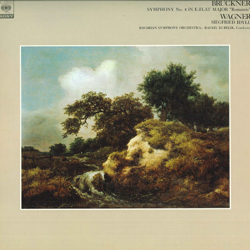 【中古】2LP Bavarian Symphony Orchestra, Rafael Kubelik Bruckner Symphony No.4 In E-flat Major "romantic" / Wagner Siegfried Idyll F