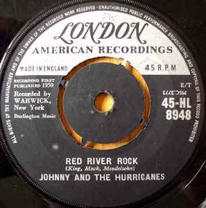 【中古】英7" Johnny & The Hurricanes Red River Rock 45HL8948 London Records, London American Recordings /00080