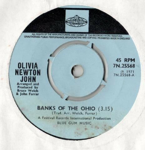 【中古】英7" Olivia Newton-John Banks Of The Ohio 7N25568 Pye International /00080 【中古】英7" Olivia Newton-John Banks Of The Ohio 7N25568 Pye International /00080