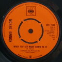 【中古】英7" Ronnie Dyson When You Get Right Down To It CBS7449 CBS /00080