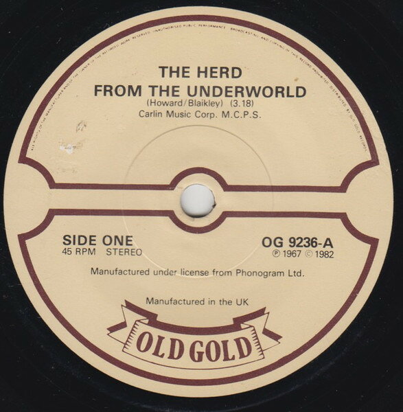【中古】英7" Herd From The Underworld / Paradise Lost OG9236 Old Gold (2) /00080