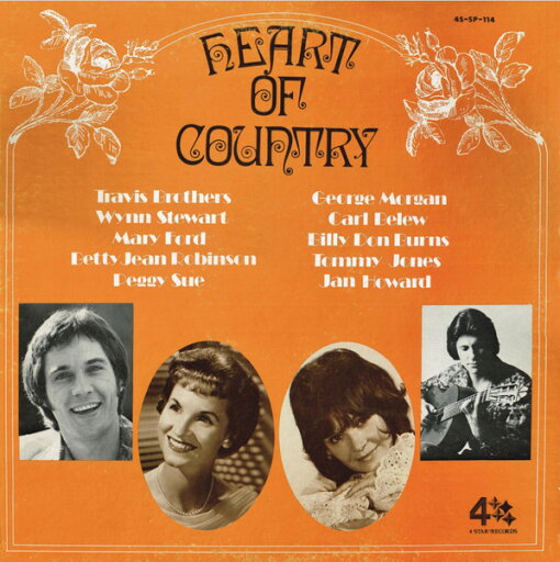【中古】米LP Various Heart Of Country 4SSP114 4 Star Records /00260 【中古】米LP Various Heart Of Country 4SSP114 4 Star Records /00260