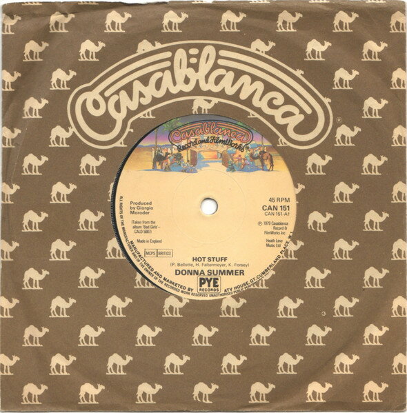 【中古】英7" Donna Summer Hot Stuff CAN151 Casablanca /00080