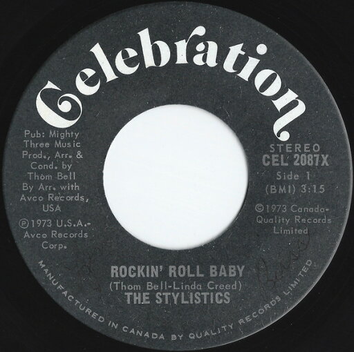 【中古】加7" The Stylistics Rockin Roll Baby / Pieces CEL2087X /00080 【中古】加7" The Stylistics Rockin Roll Baby / Pieces CEL2087X /00080