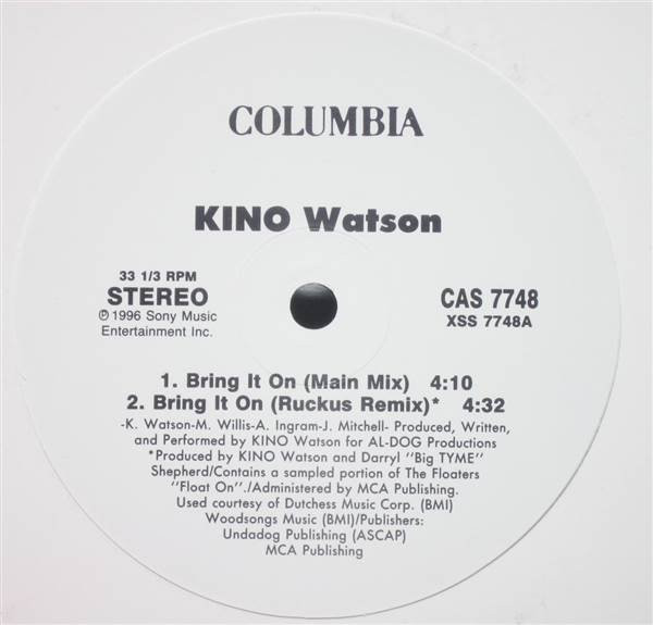 【中古】米12" Kino Watson Bring It On CAS7748 Columbia /00250