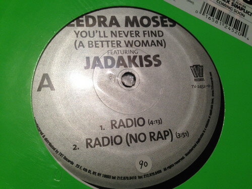 쥳ɥƥ ŷԾŹ㤨֡š12" Teedra Moses Youll Never Find (A Better Woman TV24520 TVT Records /00250פβǤʤ858ߤˤʤޤ