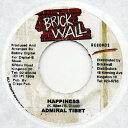 【中古】ジャマイカ7" Admiral Tibet Happiness NONE Brickwall Records (2) /00080