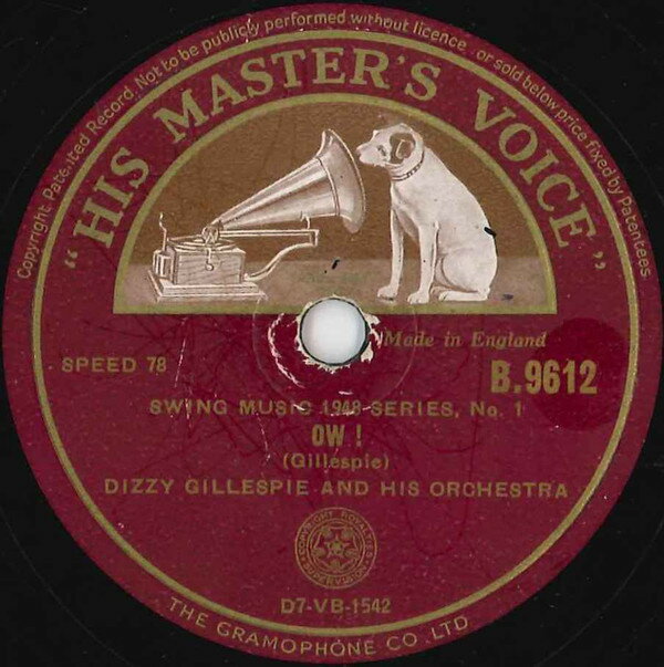 ・アーティスト Dizzy Gillespie & His Orchestra ・タイトル Ow / Oop - Pop -a - Day ・レーベル・型番 HIS MASTERS VOICE B9612 ・フォーマット 78回転SP盤レコード ・コンディション(盤) 良い (VG+) ・コンディション(ジャケット) 良い (VG+) ・コンディション(帯) オビなし ・特記事項 【※再生コンディションによる返品不可】 サンプル画像です。実際の商品の画像ではありません 商品写真はバーコード/カタログ番号に対応したサンプル画像ですので、お送りする商品の画像ではありません。帯やライナーなどの付属品は、特記事項に記載されている場合のみ含まれます。プロモやカラーレコードなどの仕様についても、該当する場合のみ特記事項に記載しています。 【ご購入前に必ずご確認ください】 ・本店サイト(www.recordcity.jp)とは価格、送料が違います ・本店サイト、その他支店のオーダーとは同梱発送できません ・注文確定後に別の注文を頂いた場合、注文同士の同梱は致しかねます。 ・別倉庫から発送しているため、店頭受け渡しは対応しておりません ・一部商品は他の通販サイトでも販売しているため、ご注文のタイミングによっては商品のご用意ができない場合がございます。 ・土日祝日はお休みです 金曜・祝前日9時以降のご連絡またはご入金は、返答または発送が週明け・祝日明けに順次対応となります。 ・ご購入後のキャンセル不可 ご購入後のキャンセルはいかなる理由においてもお受けできません。ご了承の上、ご購入くださいませ。 ・日本郵便(ゆうパック/ゆうメール)によるお届けになります。 ・中古品であることをご理解ください 当ストアでは中古商品を主に販売しております。中古品であることをご理解の上ご購入ください。また、一部商品はRecordCityオンラインストアで試聴可能です。 ・返品について お客様のご都合による返品は一切承っておりません。 表記の内容と実際の商品に相違がある場合、また針飛び等で返品・返金をご希望される場合は、商品の到着後1週間以内にご連絡ください。商品の返送をこちらで確認後、キャンセル・返金を行います。 コンディションVG以下の商品は返品できません。プレイに影響のない表面のこすれ傷、プレス起因のノイズ盤は返品の対象外です。 【コンディション表記】 ・ほぼ新品(M-)(Like New) 完全な新品。未使用。当店ではほぼ使用しません ・非常に良い(EX)(Excellent) 中古盤として美品な状態。わずかな経年を感じるものの傷みを感じさせない、当店基準で最高の状態 ・良い(VG+)(Very Good Plus) 丁寧に扱われた中古品で、軽い使用感がみられる。 ・可(VG)(Acceptable) 使い込まれた中古品で、「良い」よりもさらに使用感がみられる。 ・悪い(VG-)(Bad) 状態が悪いアイテム。使用の保障はなく、再生不可、針飛び、目立つノイズがあるかもしれない。状態によるクレーム不可。返品不可。 ・非常に悪い(G)(Very Bad) 「悪い」よりさらに状態が悪いアイテム。使用の保障はなく、再生不可、針飛び、目立つノイズがあるかもしれない。状態によるクレーム不可。返品不可。 ・ジャンク(Fair)(Junk/Fair) 割れている、反っている、水ダメージがある、カビ、ジャケットが分離している、ひどい書き込み、ひどい擦れなど最低の状態。使用の保障はなく、再生不可、針飛び、目立つノイズがあるかもしれない。状態によるクレーム不可。返品不可。 ・ジャンク(Poor)(Junk/Poor) 割れている、反っている、水ダメージがある、カビ、ジャケットが分離している、ひどい書き込み、ひどい擦れなど最低の状態。使用の保障はなく、再生不可、針飛び、目立つノイズがあるかもしれない。状態によるクレーム不可。返品不可。