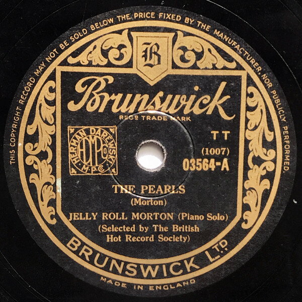【中古】英78RPM/SP Jelly Roll Morton The Pearls / King Porter Stomp 03564 BRUNSWICK /00500