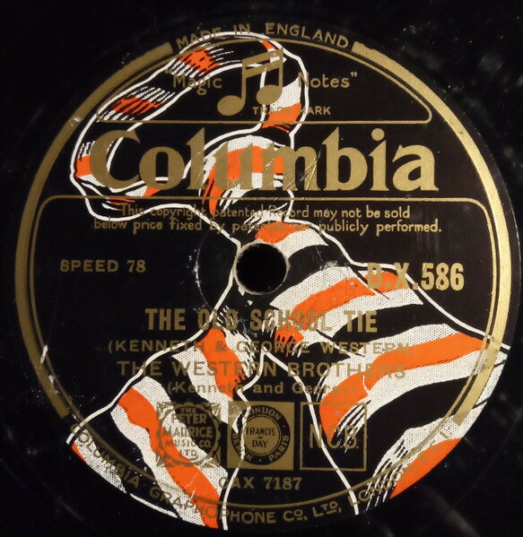 【中古】英78RPM/SP Western Brothers The Old School Tie / Aint It Gorgeous DX586 COLUMBIA 12 /00500