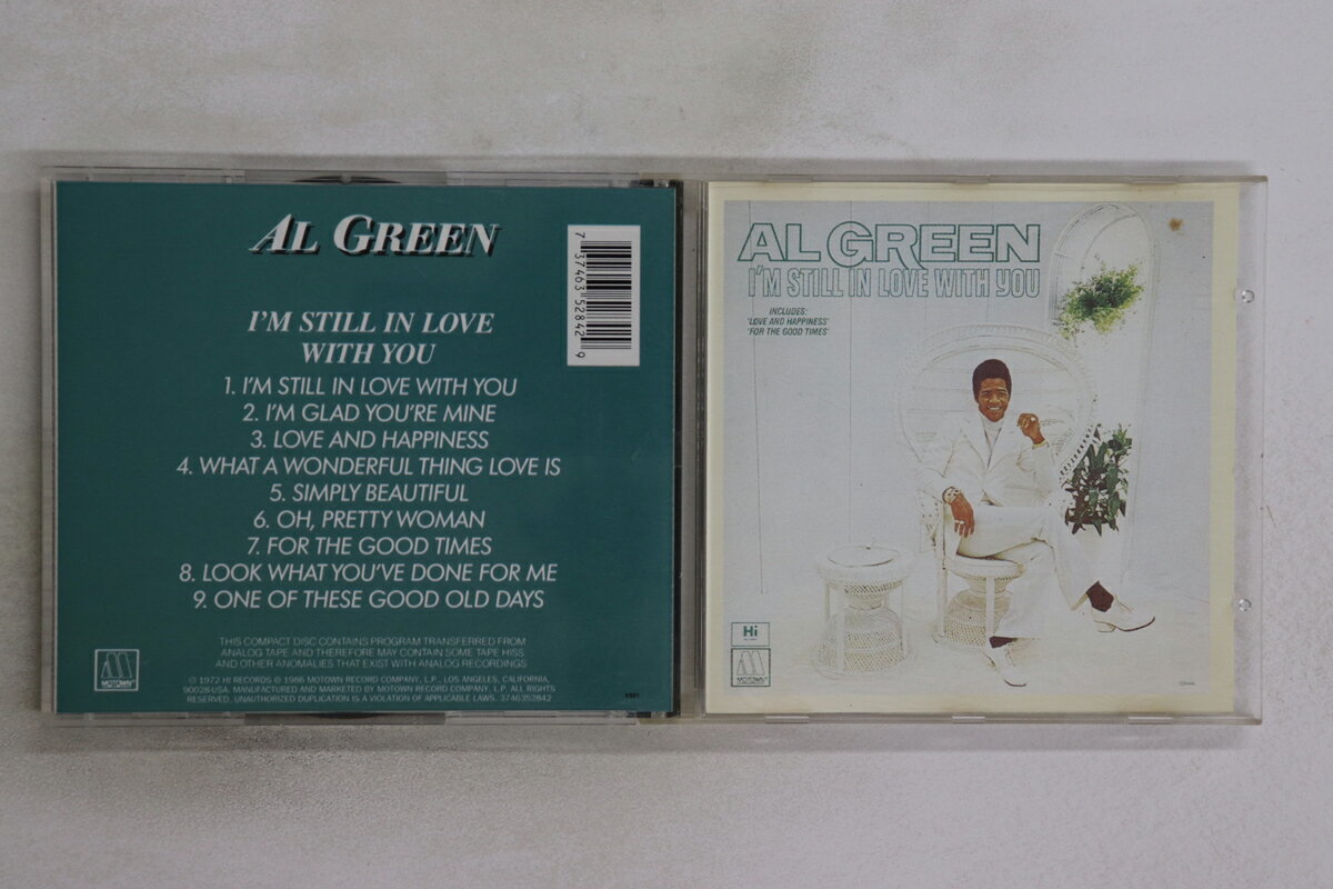 【中古】米CD Al Green Im Still In Love With You 746352842 MOTOWN /00110