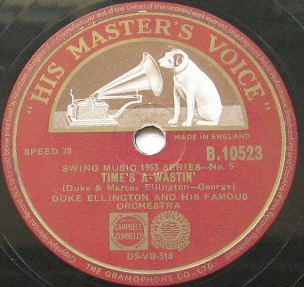 78RPM/SP Duke Ellington &amp; His Famous Or Times A-wastin / Riff Staccato B10523 HIS MASTERS VOICE /00500