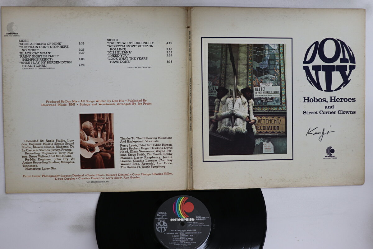 【中古】米LP Don Nix Hobos, Heroes And Street Corner Clowns ENS1032 ENTERPRISE /00400