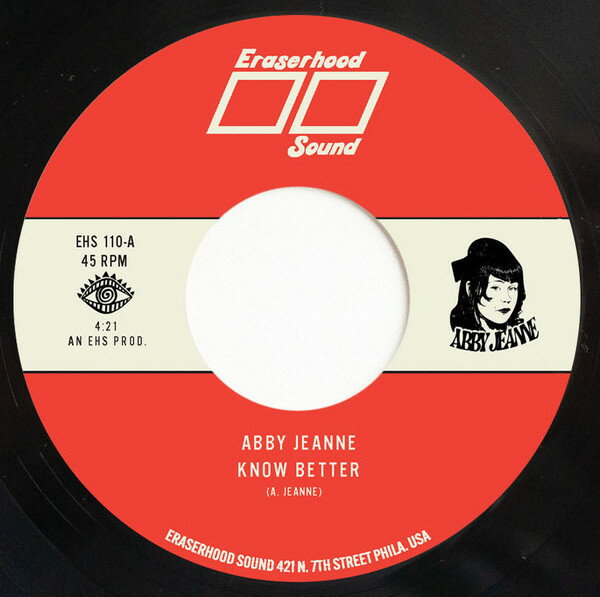 【新品】米7” Abby Jeanne Know Better / Sage &amp; Cigarettes EHS110 Eraserhood Sound /00080