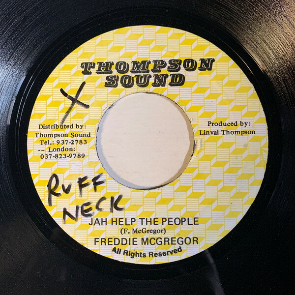【中古】ジャマイカ7” Freddie McGregor Jah Help The People NONE Thompson Sound /00080
