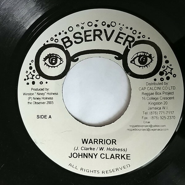 7” Johnny Clarke Warrior none Observer /00080