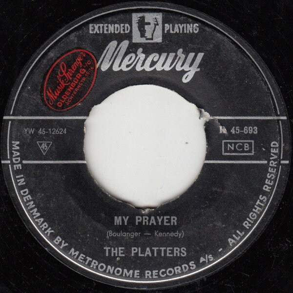 Artist Name: K - 【中古】7” Platters My Prayer / Heaven On Earth 45693 Mercury /00080