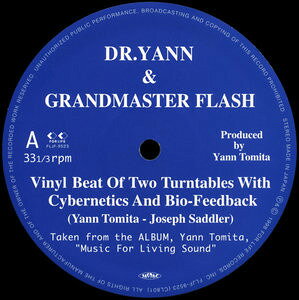 12” Dr. Yann, Grandmaster Flash Vinyl Beat Of Two Turntables With Cybernetics And B FLJF9523 FOR LIFE RECORDS /00250