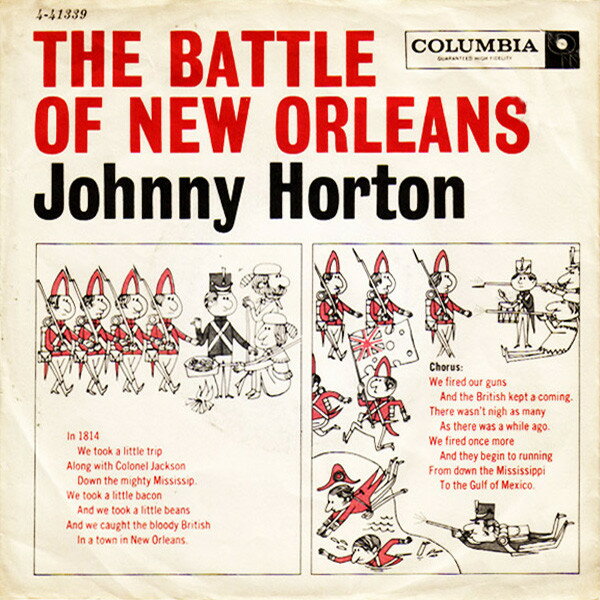 Artist Name: J - 【中古】7” Johnny Horton The Battle Of New Orleans / All For The Love Of A G 441339 Columbia /00080
