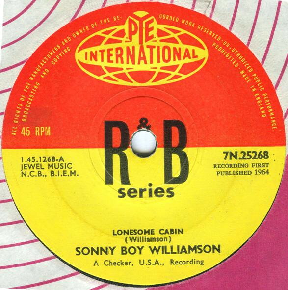 【中古】7” Sonny Boy Williamson (2) Lonesome Cabin 7N25268 Pye International /00080