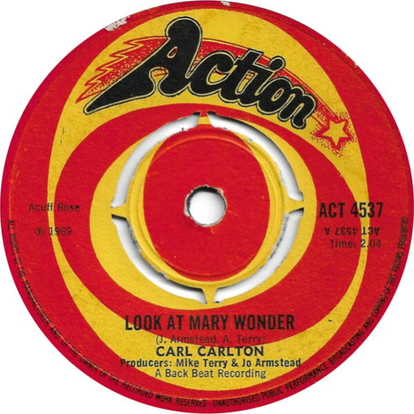 【中古】7” Carl Carlton Look At Mary Wonder ACT4537 Action /00080