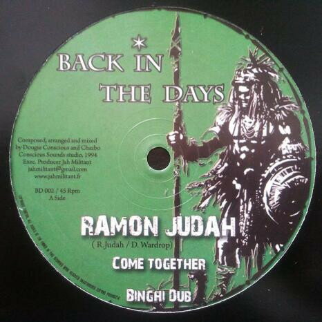 【新品】仏10” Ramon Judah Come Together (Originsl); (Binghi Dub) / Come Toget BD002 Back In The Days /00130 【新品】仏10” Ramon Judah Come Together (Originsl); (Binghi Dub) / Come Toget BD002 Back In The Days /00130