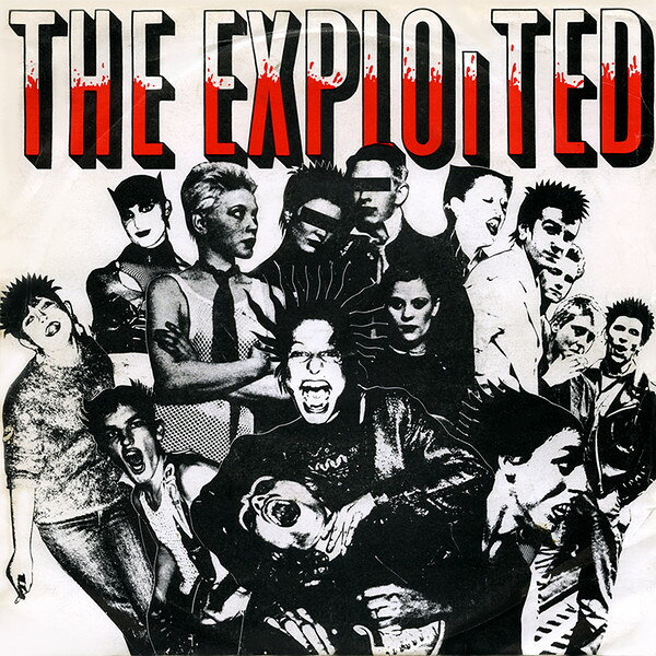 英7” Exploited Exploited Barmy Army EXP1002 The Exploited Record /00080