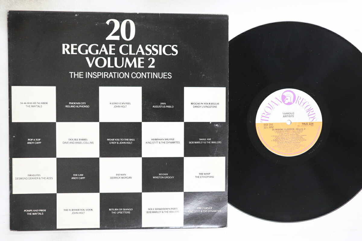 ・アーティスト Various ・タイトル 20 Reggae Classics Volume 2 ・レーベル・型番 Trojan Records TRLS224 ・フォーマット LPレコード ・コンディション(盤) 良い (VG+) ・コンディション(ジャケット) 良い (VG+) ・コンディション(帯) オビなし ・特記事項 実際に発送される商品の画像です 【ご購入前に必ずご確認ください】 ・本店サイト(www.recordcity.jp)とは価格、送料が違います ・本店サイト、その他支店のオーダーとは同梱発送できません ・注文確定後に別の注文を頂いた場合、注文同士の同梱は致しかねます。 ・別倉庫から発送しているため、店頭受け渡しは対応しておりません ・一部商品は他の通販サイトでも販売しているため、ご注文のタイミングによっては商品のご用意ができない場合がございます。 ・土日祝日はお休みです 金曜・祝前日9時以降のご連絡またはご入金は、返答または発送が週明け・祝日明けに順次対応となります。 ・ご購入後のキャンセル不可 ご購入後のキャンセルはいかなる理由においてもお受けできません。ご了承の上、ご購入くださいませ。 ・日本郵便(ゆうパック/ゆうメール)によるお届けになります。 ・中古品であることをご理解ください 当ストアでは中古商品を主に販売しております。中古品であることをご理解の上ご購入ください。また、一部商品はRecordCityオンラインストアで試聴可能です。 ・返品について お客様のご都合による返品は一切承っておりません。 表記の内容と実際の商品に相違がある場合、また針飛び等で返品・返金をご希望される場合は、商品の到着後1週間以内にご連絡ください。商品の返送をこちらで確認後、キャンセル・返金を行います。 コンディションVG以下の商品は返品できません。プレイに影響のない表面のこすれ傷、プレス起因のノイズ盤は返品の対象外です。 【コンディション表記】 ・ほぼ新品(M-)(Like New) 完全な新品。未使用。当店ではほぼ使用しません ・非常に良い(EX)(Excellent) 中古盤として美品な状態。わずかな経年を感じるものの傷みを感じさせない、当店基準で最高の状態 ・良い(VG+)(Very Good Plus) 丁寧に扱われた中古品で、軽い使用感がみられる。 ・可(VG)(Acceptable) 使い込まれた中古品で、「良い」よりもさらに使用感がみられる。 ・悪い(VG-)(Bad) 状態が悪いアイテム。使用の保障はなく、再生不可、針飛び、目立つノイズがあるかもしれない。状態によるクレーム不可。返品不可。 ・非常に悪い(G)(Very Bad) 「悪い」よりさらに状態が悪いアイテム。使用の保障はなく、再生不可、針飛び、目立つノイズがあるかもしれない。状態によるクレーム不可。返品不可。 ・ジャンク(Fair)(Junk/Fair) 割れている、反っている、水ダメージがある、カビ、ジャケットが分離している、ひどい書き込み、ひどい擦れなど最低の状態。使用の保障はなく、再生不可、針飛び、目立つノイズがあるかもしれない。状態によるクレーム不可。返品不可。 ・ジャンク(Poor)(Junk/Poor) 割れている、反っている、水ダメージがある、カビ、ジャケットが分離している、ひどい書き込み、ひどい擦れなど最低の状態。使用の保障はなく、再生不可、針飛び、目立つノイズがあるかもしれない。状態によるクレーム不可。返品不可。