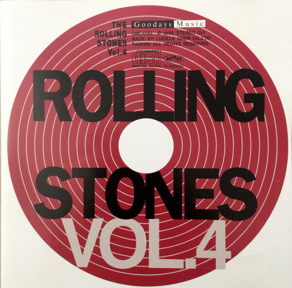 CD Rolling Stones Rolling Stones Vol.4 GBC020 Goodays Music /00110