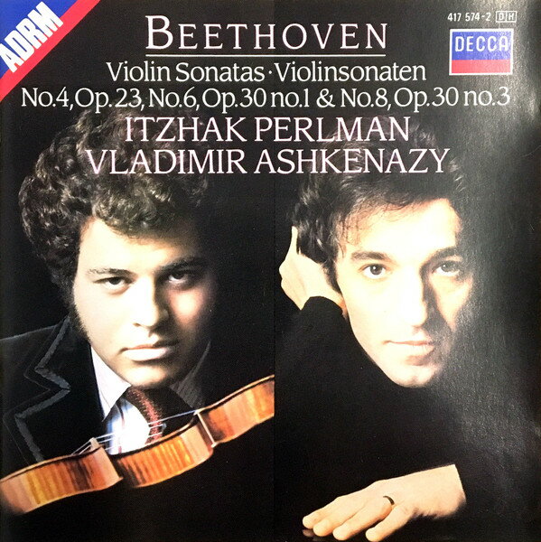 šCD Ludwig Van Beethoven, Itzhak P Violin Sonatas Nos. 4,6 & 8 417...