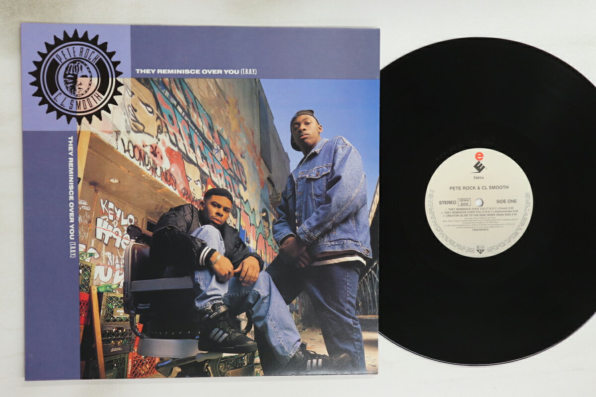 ・アーティスト Pete Rock & C.L. Smooth ・タイトル They Reminisce Over You (T.R.O.Y.) ・レーベル・型番 Elektra 7559664450 ・フォーマット 12インチレコード ・コンディション(盤) 良い (VG+) ・コンディション(ジャケット) 良い (VG+) ・コンディション(帯) オビなし ・特記事項 実際に発送される商品の画像です 【ご購入前に必ずご確認ください】 ・本店サイト(www.recordcity.jp)とは価格、送料が違います ・本店サイト、その他支店のオーダーとは同梱発送できません ・注文確定後に別の注文を頂いた場合、注文同士の同梱は致しかねます。 ・別倉庫から発送しているため、店頭受け渡しは対応しておりません ・一部商品は他の通販サイトでも販売しているため、ご注文のタイミングによっては商品のご用意ができない場合がございます。 ・土日祝日はお休みです 金曜・祝前日9時以降のご連絡またはご入金は、返答または発送が週明け・祝日明けに順次対応となります。 ・ご購入後のキャンセル不可 ご購入後のキャンセルはいかなる理由においてもお受けできません。ご了承の上、ご購入くださいませ。 ・日本郵便(ゆうパック/ゆうメール)によるお届けになります。 ・中古品であることをご理解ください 当ストアでは中古商品を主に販売しております。中古品であることをご理解の上ご購入ください。また、一部商品はRecordCityオンラインストアで試聴可能です。 ・返品について お客様のご都合による返品は一切承っておりません。 表記の内容と実際の商品に相違がある場合、また針飛び等で返品・返金をご希望される場合は、商品の到着後1週間以内にご連絡ください。商品の返送をこちらで確認後、キャンセル・返金を行います。 コンディションVG以下の商品は返品できません。プレイに影響のない表面のこすれ傷、プレス起因のノイズ盤は返品の対象外です。 【コンディション表記】 ・ほぼ新品(M-)(Like New) 完全な新品。未使用。当店ではほぼ使用しません ・非常に良い(EX)(Excellent) 中古盤として美品な状態。わずかな経年を感じるものの傷みを感じさせない、当店基準で最高の状態 ・良い(VG+)(Very Good Plus) 丁寧に扱われた中古品で、軽い使用感がみられる。 ・可(VG)(Acceptable) 使い込まれた中古品で、「良い」よりもさらに使用感がみられる。 ・悪い(VG-)(Bad) 状態が悪いアイテム。使用の保障はなく、再生不可、針飛び、目立つノイズがあるかもしれない。状態によるクレーム不可。返品不可。 ・非常に悪い(G)(Very Bad) 「悪い」よりさらに状態が悪いアイテム。使用の保障はなく、再生不可、針飛び、目立つノイズがあるかもしれない。状態によるクレーム不可。返品不可。 ・ジャンク(Fair)(Junk/Fair) 割れている、反っている、水ダメージがある、カビ、ジャケットが分離している、ひどい書き込み、ひどい擦れなど最低の状態。使用の保障はなく、再生不可、針飛び、目立つノイズがあるかもしれない。状態によるクレーム不可。返品不可。 ・ジャンク(Poor)(Junk/Poor) 割れている、反っている、水ダメージがある、カビ、ジャケットが分離している、ひどい書き込み、ひどい擦れなど最低の状態。使用の保障はなく、再生不可、針飛び、目立つノイズがあるかもしれない。状態によるクレーム不可。返品不可。