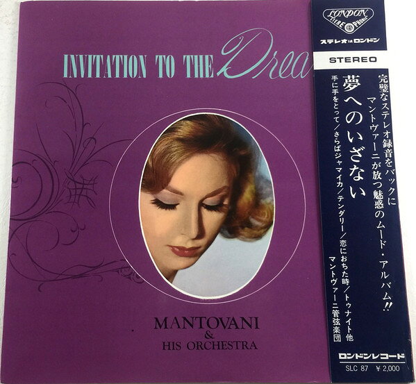 【中古】LP/GF Mantovani Invitation To The Dream SLC87 LONDON Japan Vinyl