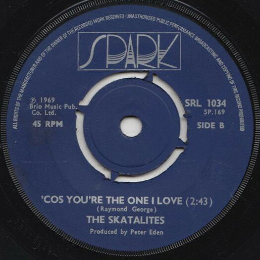 英7” Skatalites (2) Please Let Me Hide SRL1034 Spark /00080