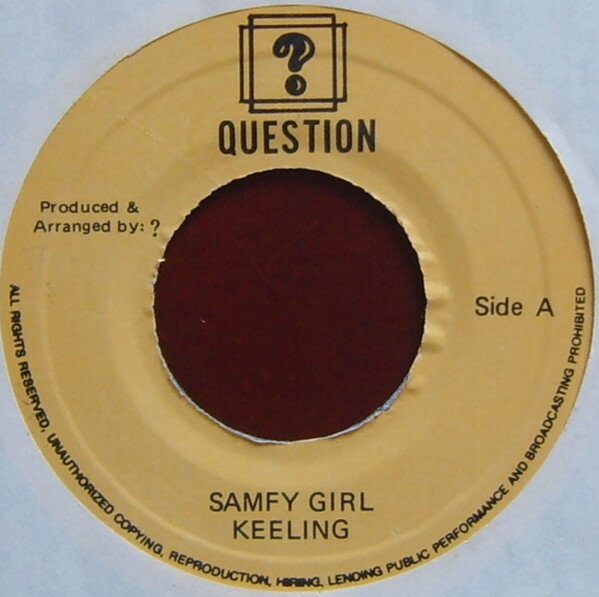 【中古】7” Keeling Beckford Samfy Girl NONE Question /00080