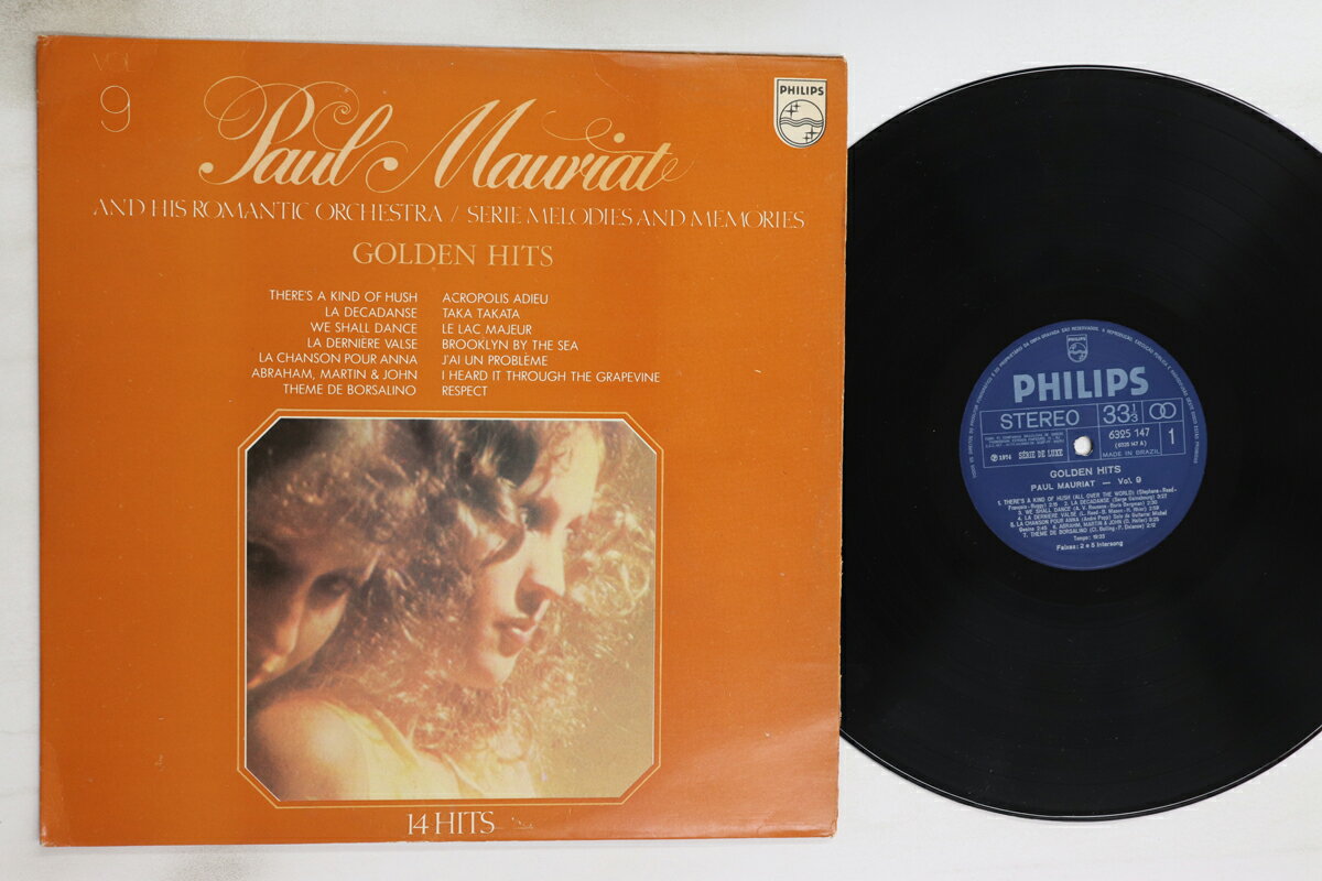 【中古】ブラジルLP Paul Mauriat Golden Hits 6325147 PHILIIPS /00260