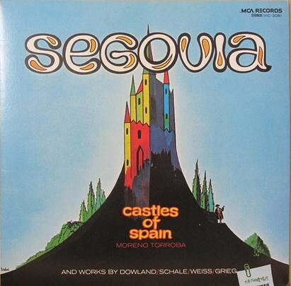 【中古】LP Andres Segovia Castles Of Spain VIC3081 MCA RECORDS /00260
