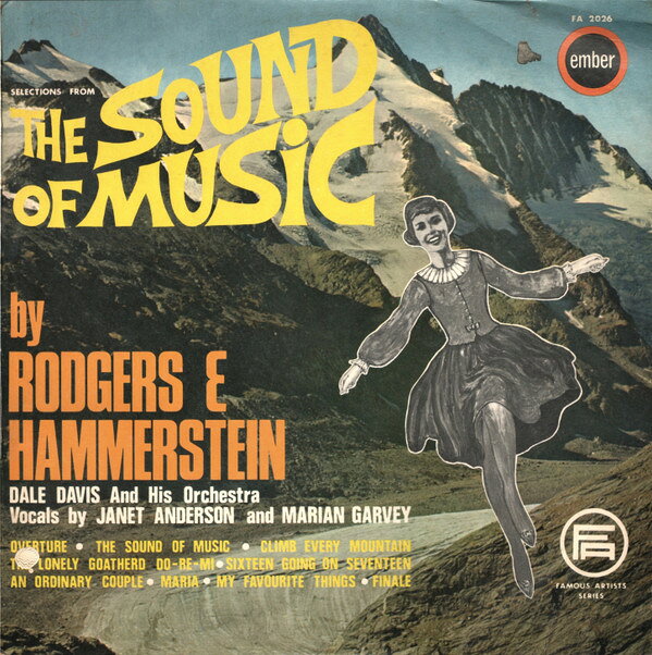 【中古】英LP Rodgers & Hammerstein - Dale D Selections From The Sound Of Music FA2026 Ember Records /00260