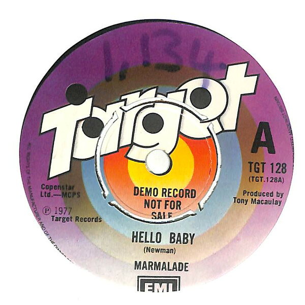 7” Marmalade Hello Baby TGT128PROMO Target /00080
