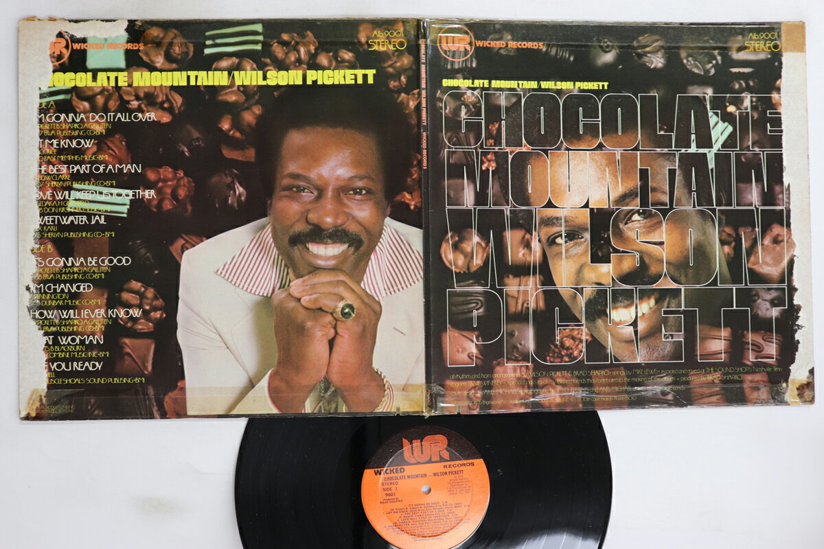 【中古】米LP Wilson Pickett Chocolate Mountain ALB9001 WICKED RECORDS /00400