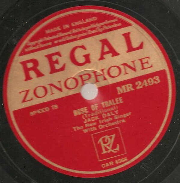 【中古】英78RPM/SP Jack Daly Rose Of Tralee / The Mountains Omourne MR2493 REGAL ZONOPHONE /00500