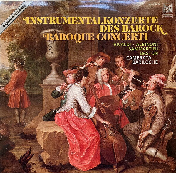 【中古】独LP Antonio Vivaldi Tomaso Albin Instrumentalkonzerte Des Barock FSM68202EB FSM /00260