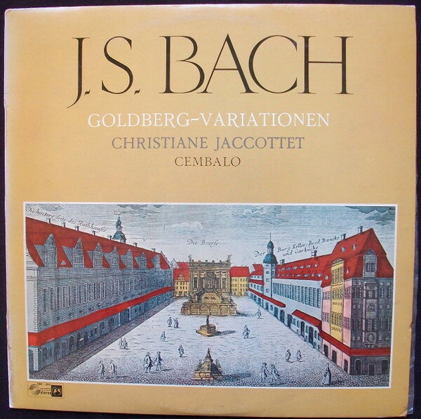 独LP Johann Sebastian Bach , Christ Goldberg-Variationen SMS2531 Concert Hall /00260
