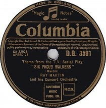 【中古】英78RPM/SP Ray Martin, Concert Orchestra Six Proud Walkers / Moonlight And Roses DB3501 COLUMBIA /00500