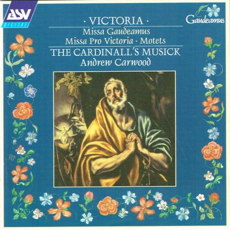 英CD Cardinalls Musick, Carwood Victoria: Missa Gaudeamus, etc / Carwood, Cardinall CDGAU198 ASV /00110